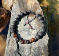 0016 - Black lava with garnet