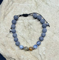 0060 - Gray lava with sunset kyanite